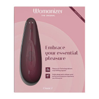 Womanizer Classic 2 - вакуумный клиторальный стимулятор (10 режимов) от sex shop Hustler