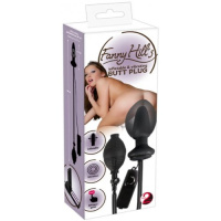 Надувная анальная пробка с вибрацией Fanny hill’s от sex shop Hustler