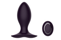 Анальная пробка с вибрацией и пультом ДУ VibroPlug 1L (8 режимов) от sex shop Hustler