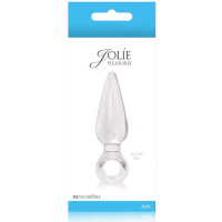 Анальная пробка Jolie с кольцом мини от sex shop Hustler