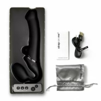 Женский вибрострапон Strap-On-Me, размер XL - 16 см (3 мотора, 6 режимов, пульт ДУ) от sex shop Hustler