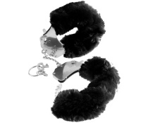 Наручники металлические Furry Love Cuffs с мехом от sex shop Hustler