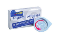 Полиуретановые презервативы Sagami Original Quick (6 шт.) - с лентой для быстрого надевания от sex shop Hustler
