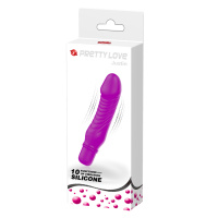 Небольшой вибратор с реалистичной головкой PrettyLove (10 режимов) от sex shop Hustler