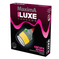 Презерватив с усиками и шариками Luxe MAXIMA, Сигара Хуана от sex shop Hustler