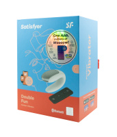 Вибратор для двоих Satisfyer Double Fun (приложение+пульт ДУ) от sex shop Hustler