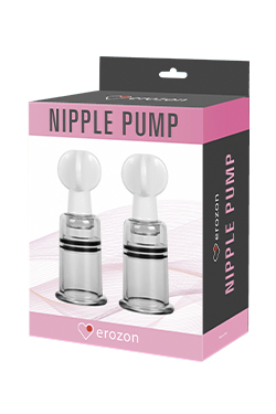 Вакуумные помпы для сосков Nipple Pump (увеличенные) от sex shop Hustler