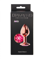 Анальное украшение Diamond – розовое золото (размер S) от sex shop Hustler