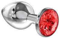 Анальная пробка Butt Plug Silver Large от sex shop Hustler
