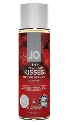 Лубрикант ароматизированный (смазка интимная) JO Клубника - Strawberry Kiss от sex shop Hustler