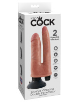 Двойной вибратор King Cock Double Penetrator от sex shop Hustler