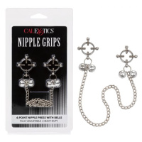 Зажимы для сосков металлические с цепочкой Nipple Grips Hustler.kz Зажимы для сосков металлические с цепочкой Nipple Grips от sex shop Hustler