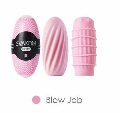 Мужской мастурбатор яйцо Swakom Hedy, Blow Job (розовый) от sex shop Hustler