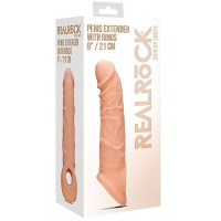 Увеличивающая насадка c фиксацией на мошонке Penis Extender with Rings от sex shop Hustler