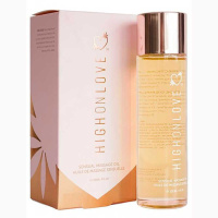 Чувственное массажное масло High On Love клубника и шампанское от sex shop Hustler