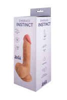 Гибкий реалистичный фаллос Embrace Instinct (длина 15,3 см, толщина 3,3 см) от sex shop Hustler