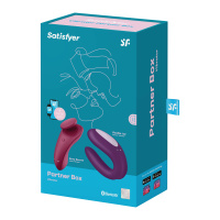 Набор 2 в 1! Satisfyer Partner box – парный вибратор и стимулятор в трусики Hustler.kz Набор 2 в 1! Satisfyer Partner box – парный вибратор и стимулятор в трусики от sex shop Hustler
