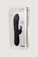 Twister - вибратор кролик с вращающимися шариками (20 режимов, перезаряжаемый) от sex shop Hustler