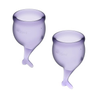 Менструальная чаша Satisfyer Feel Secure (набор 2 шт) от sex shop Hustler