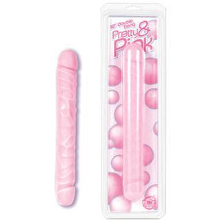 Фаллоимитатор двухсторонний Pretty & Pink 12 дюймов от sex shop Hustler