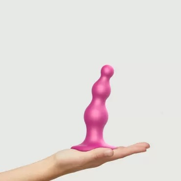Анальный плаг с рельефом Dildo Plug Beads, размер S - 12.8 см от sex shop Hustler