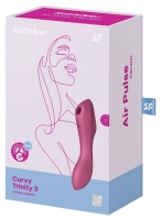 Satisryer Curvy Trinity 3 - вакуумный стимулятор и вибратор для точки G от sex shop Hustler