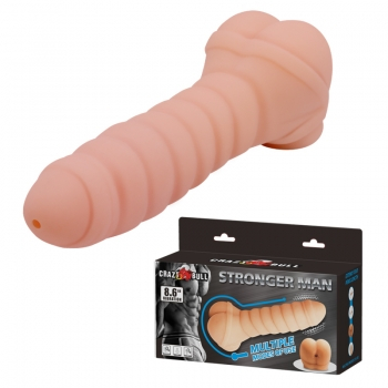 Насадка мастурбатор с вибрацией Stronger Man от sex shop Hustler