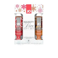 Вкус праздника! JO Naughty or Nice - Рождественский леденец + Имбирный пряник (2х30 мл) от sex shop Hustler