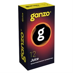 Презервативы цветные и ароматизированные GANZO Juice от sex shop Hustler