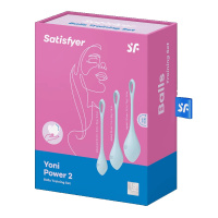Satisfyer Yoni Power 2 – набор одинарных вагинальных тренажеров от sex shop Hustler
