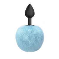 Силиконовая анальная пробка с хвостом Emotions Fluffy от sex shop Hustler