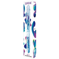 Двухсторонний фаллоимитатор прозрачный Supreme Jelly Dildo от sex shop Hustler
