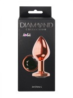 Анальное украшение Diamond – розовое золото (размер L) от sex shop Hustler