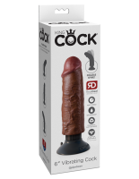 Вибратор на съемной присоске King Cock 6 дюймов Hustler.kz Вибратор на съемной присоске King Cock 6 дюймов от sex shop Hustler