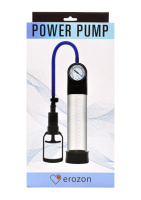 Помпа с манометром Erozon Penis Pump от sex shop Hustler