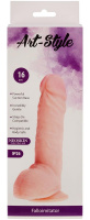 Фаллос на присоске ART-Style №26 от sex shop Hustler