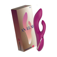 Вибратор кролик с движением AN Leaf (перезаряжаемый, 10 + 10 + 3 режимов) от sex shop Hustler