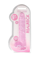 Прозрачный фаллоимитатор Real Rock Crystal Clear, 9 дюймов от sex shop Hustler