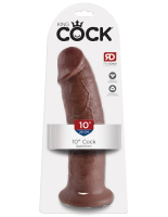 Большой дилдо 10 дюймов King Cock на присоске от sex shop Hustler