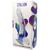 Прозрачный дилдо присоской Stallion Jelly Dildo от sex shop Hustler