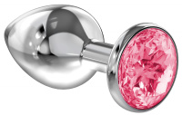 Анальная пробка Butt Plug Silver Large от sex shop Hustler