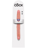 Двухсторонний фаллос 12 дюймов Slim double dildo из серии King Cock от sex shop Hustler