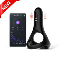 Виброкольцо на пенис и мошонку Rise (управление со смартфона) от sex shop Hustler