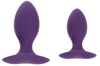 Анальные пробки Plug set 1 – набор из 2 штук от sex shop Hustler