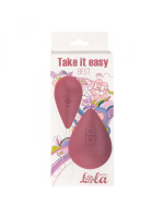 Вибратор яйцо из силикона Take it Easy Best (10 режимов, пульт ДУ) от sex shop Hustler