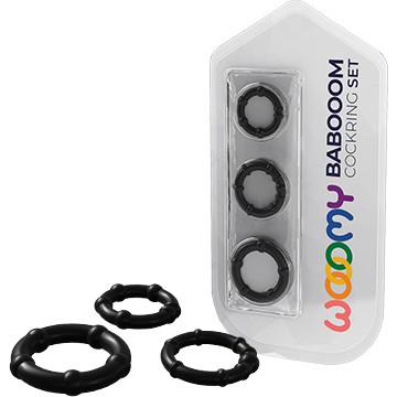 Эрекционные кольца Babooom Ring (3 шт) от sex shop Hustler