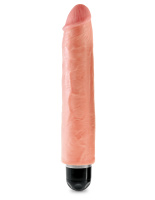 Большой вибратор 10 дюймов King Cock Vibrating Stiffy от sex shop Hustler
