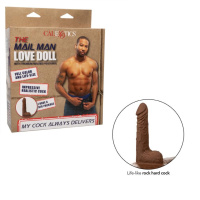 Надувная кукла мужчина с фаллоимитатором The mail man love doll от sex shop Hustler
