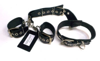 БДСМ бондаж комплект Мужская хватка-2 – на шею и руки от sex shop Hustler