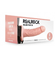 Фаллопротез мужской полый RealRock, 15,5 см Hustler.kz Фаллопротез мужской полый RealRock, 15,5 см от sex shop Hustler